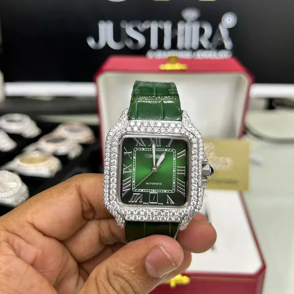 Moissanite Strap Watch